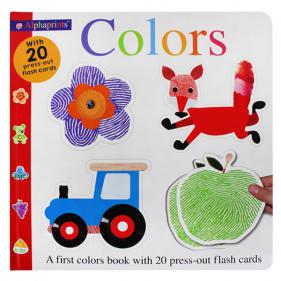 Alphaprints Colors with 20 Press-out Flash Cards - 보드북