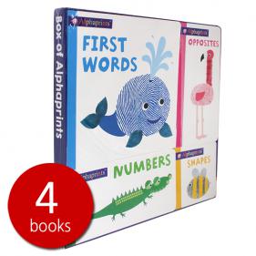 [솔드아웃] B급) Box of Alphaprints 4 Books - 보드북