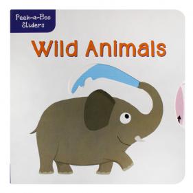 Peek-a-Boo Sliders  Wild Animals - 보드북