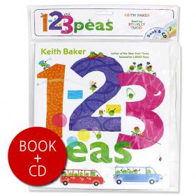 1-2-3 Peas: Book & CD - 페이퍼북