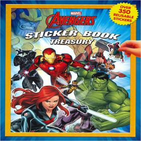 Marvel Avengers Sticker Book Treasury (350 Stickers) - 페이퍼북