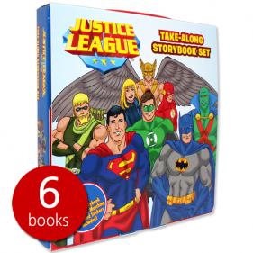 Justice League: Take-Along Story 6 Books Set - 페이퍼북