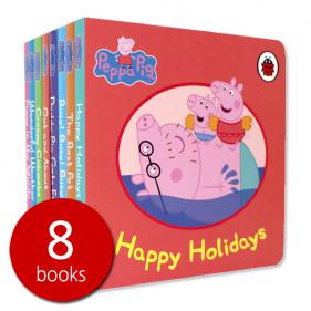 Peppa Pig 8 books set - 보드북
