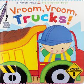 karen katz Vroom, Vroom, Trucks! - Lift-the-flap book-보드북