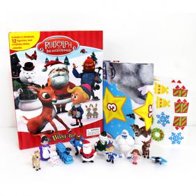B급) Rudolph the Red-Nosed Reindeer My Busy Book - 루돌프 비지북