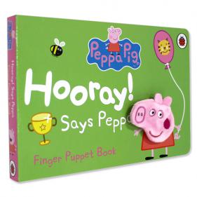 Peppa Pig: Hooray! Says Peppa Finger Puppet Book - 퍼펫보드북
