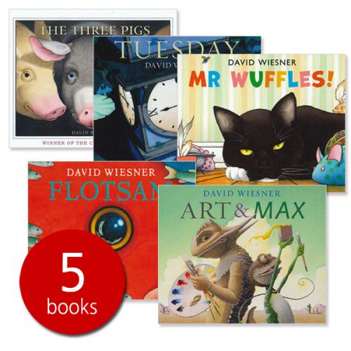 Five Classic Stories From Three-Time Caldecott Medallist David Wiesner 5 books set - 페이퍼북