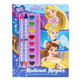 Disney Princess Radiant Royals: A Painting and Coloring Book - 페이퍼북