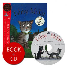 줄리아 도널드슨 Tabby McTat Book & CD - 페이퍼북