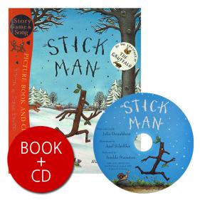 [크리스마스 북쿠폰] 줄리아 도널드슨 Stick Man Book & CD - 페이퍼북