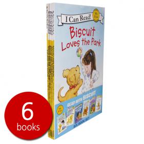 I Can Read! Read with Biscuit 6 Books Set - 페이퍼북