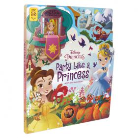 B급) Disney Princess Party Like a Princess - 보드북