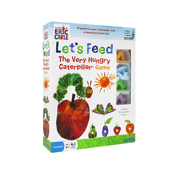 에릭 칼 World of Eric Carle : Let's Feed the Hungry Caterpillar Game(Includes 3D Caterpillar Pieces!)