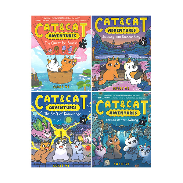 Cat & Cat Adventures 4 Books Set - 그래픽노블/페이퍼북