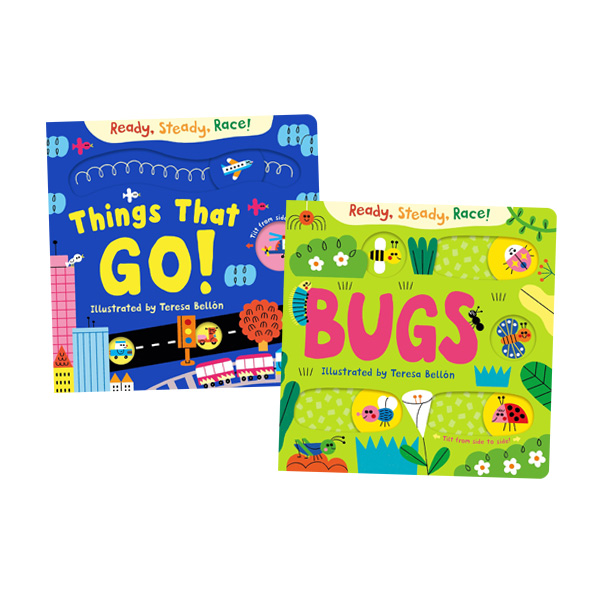 Ready, Steady, Race! 2- Book Set (QR음원 포함) - 조작북/보드북