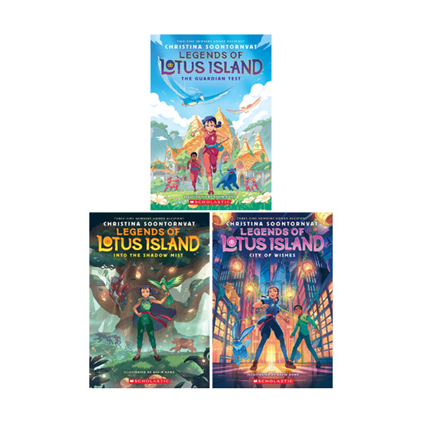 스콜라스틱 Legends of Lotus Island 3 Books Set - 챕터북/페이퍼북