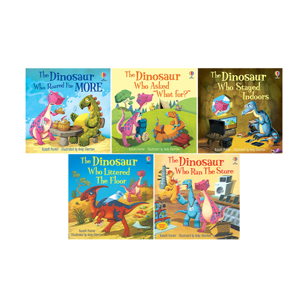 어스본 Usborne Dinosaur Tales Series 5 Books Set (QR음원 포함) - 페이퍼북