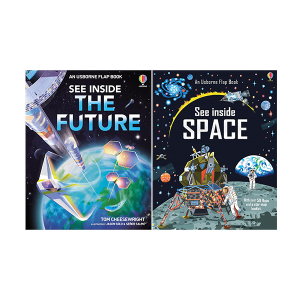 어스본 An Usborne Flap Book See Inside 2-Book Set - 플랩북/보드북