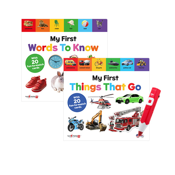 My First Series with 20 Fun-to-Match Cards 2 Books Set (세이펜호환/QR음원 포함) - 보드북