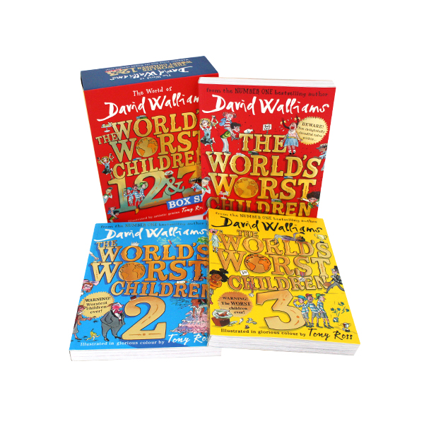 컬러판 The World of David Walliams : The World's Worst Children 1,2 & 3 Box Set - 챕터북/페이퍼북