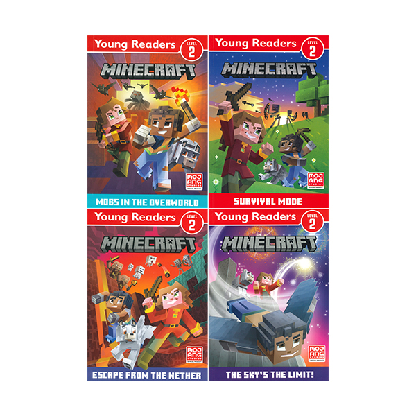Young Readers : Minecraft 4 Books Set (Level 2) - 페이퍼북
