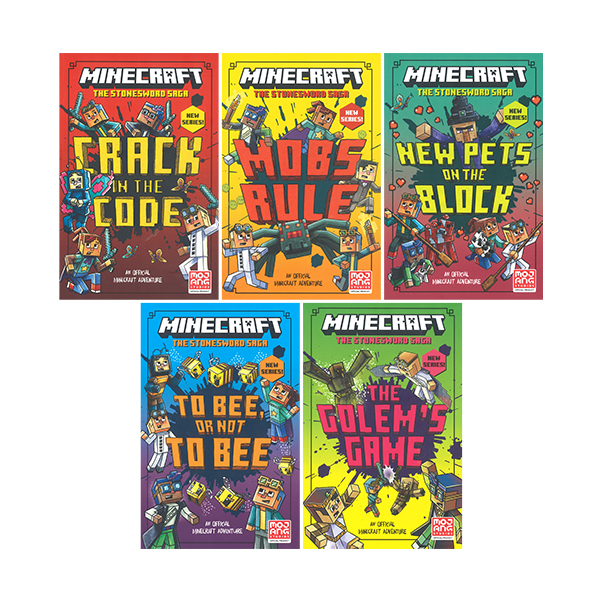마인크래프트 Minecraft the Stonesword Saga5 Books Set - 챕터북/페이퍼북