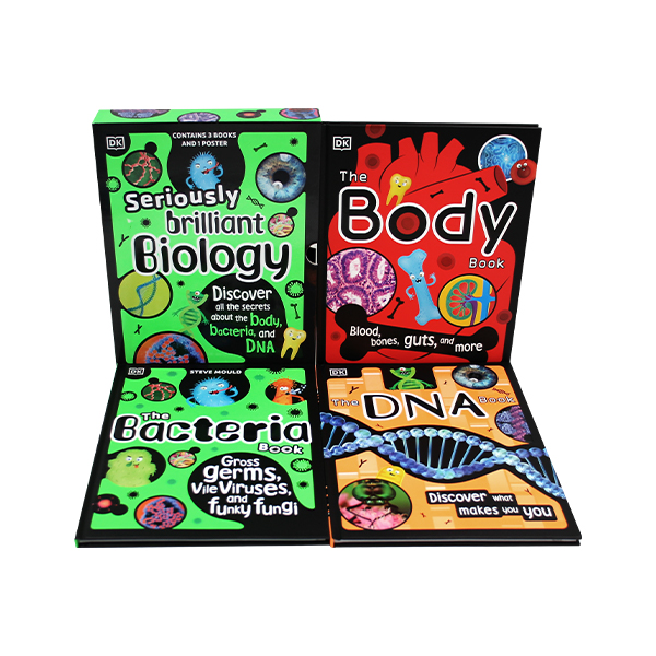 DK Seriously Brilliant Biology 3 books Set - 하드커버북