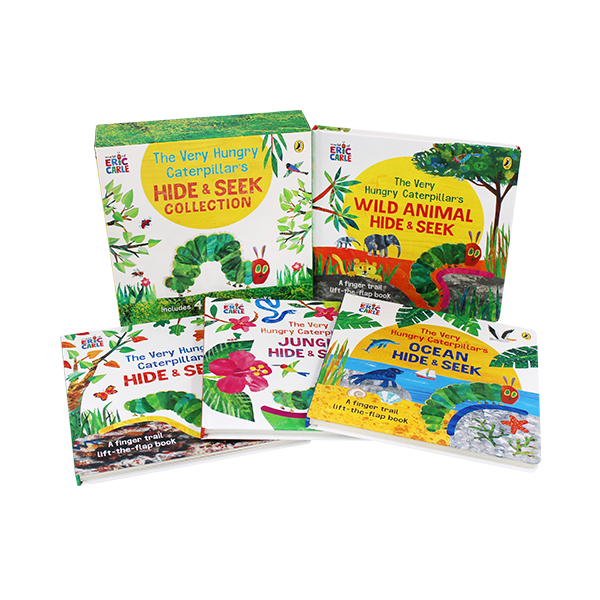 에릭 칼 The Very Hungry Caterpillar's Hide & Seek Collection 4 Books - 플랩북/보드북