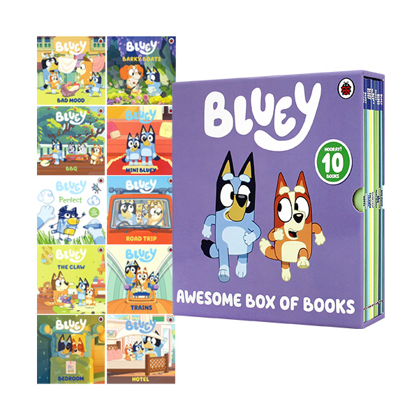 Bluey: Awesome Box of Books 10 Books Box Set - 페이퍼북