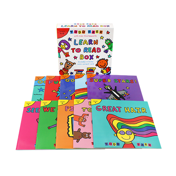 Todd Parr Learn to Read Box(Includes 10 Books and a Parent Card) Levels A-B - 페이퍼북