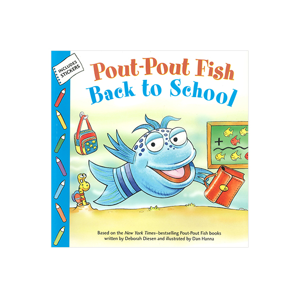 Pout-Pout Fish: Back to School (스티커포함) - 페이퍼북