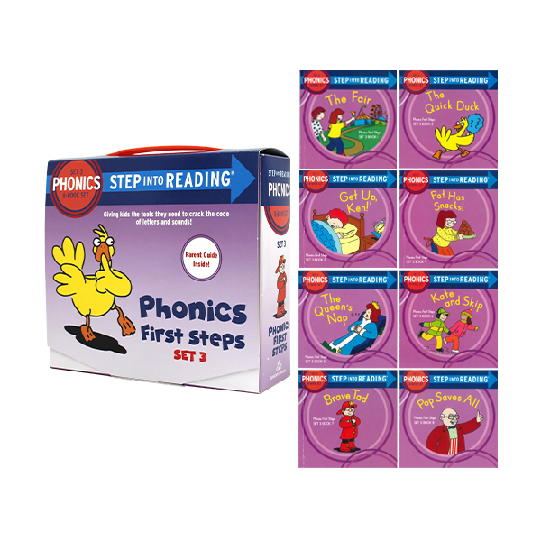 Phonics First Steps 8 Book Set (Step Into Reading)(Set 3) - 페이퍼북