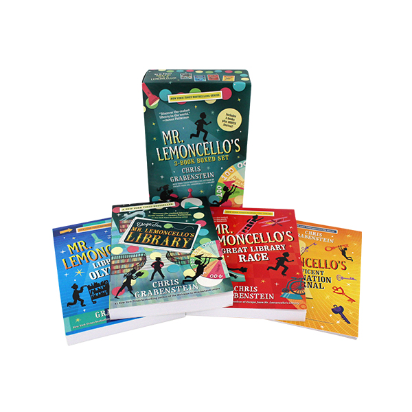 Mr. Lemoncello's 3 Book Boxed Set with Bonus Journal - 챕터북/페이퍼북