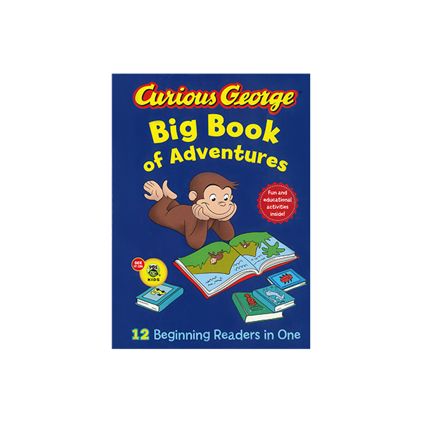 Curious George Big Book of Adventures 12 Books in 1(Fun and Educational Activities Inside!) - 하드커버북