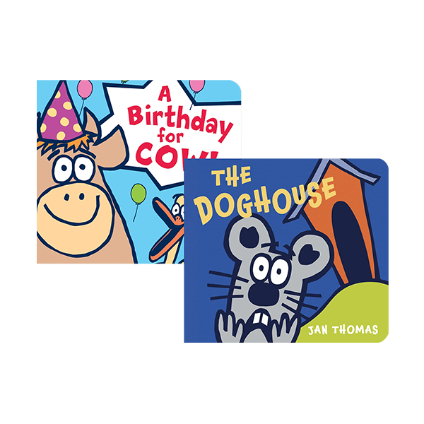 Jan Thomas The Giggle Gang 2 Books Set - 보드북