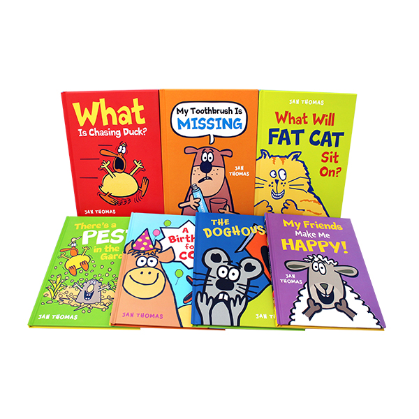 Jan Thomas The Giggle Gang 7 Books Set - 하드커버북