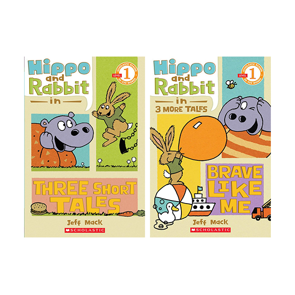 스콜라스틱 Hippo & Rabbit Readers 2 Books Set - 페이퍼북