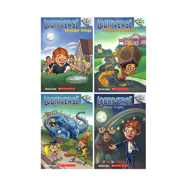 스콜라스틱 브랜치 Looniverse 4books set - 챕터북