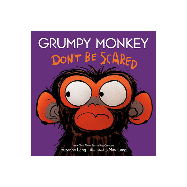Grumpy Monkey : Don't Be Scared  (스티커 포함) - 하드커버북