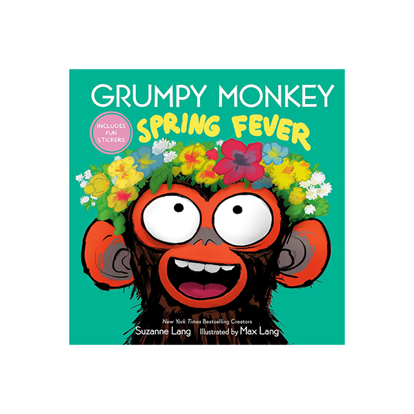 Grumpy Monkey : Spring Fever (스티커 포함) - 하드커버북