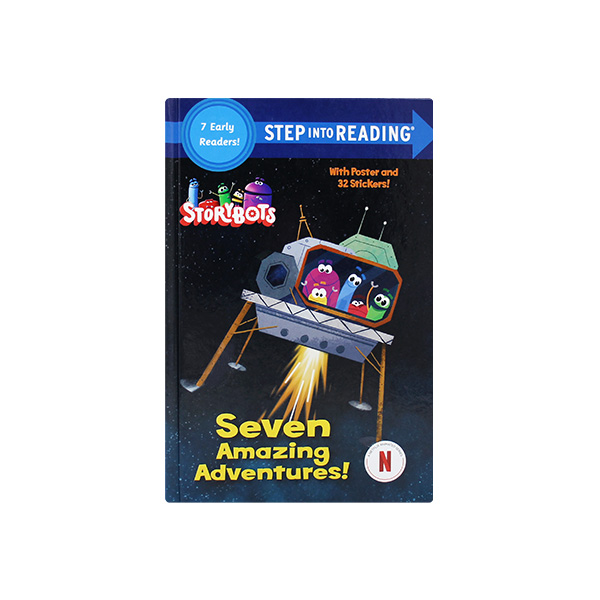 Storybots: Seven Amazing Adventures! (Step Into Reading Level 1 & 2)(7 Early Readers!) - 하드커버