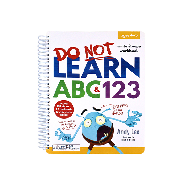 Do Not Learn ABC & 123 Write and Wipe Workbook -  워크북/페이퍼북