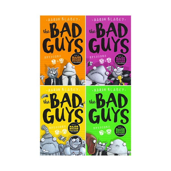 The Bad Guys #1~8 Collection 4 Books Set 그래픽노블