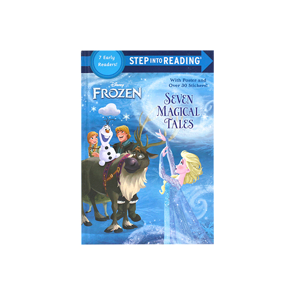 Disney Frozen Seven Magical Tales : Step into Reading(7 Books in 1) Level 1 & 2 - 하드커버북