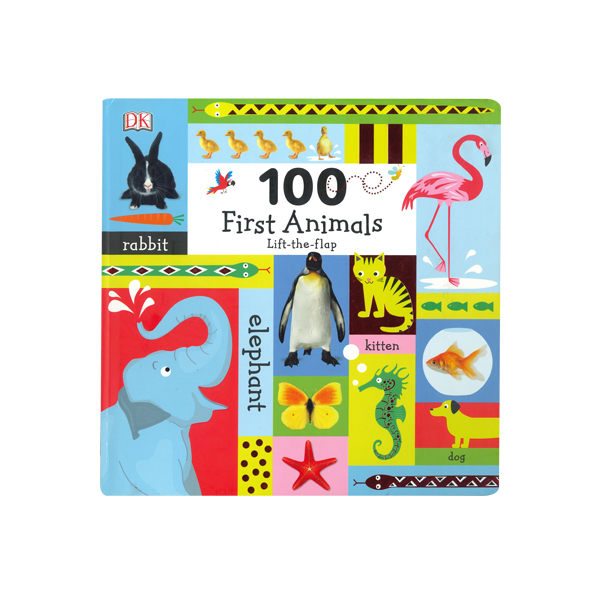 DK 100 First Animals Little the flap - 보드북