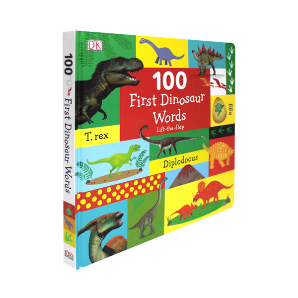 DK 100 First Dinosaur Words - 플랩보드북