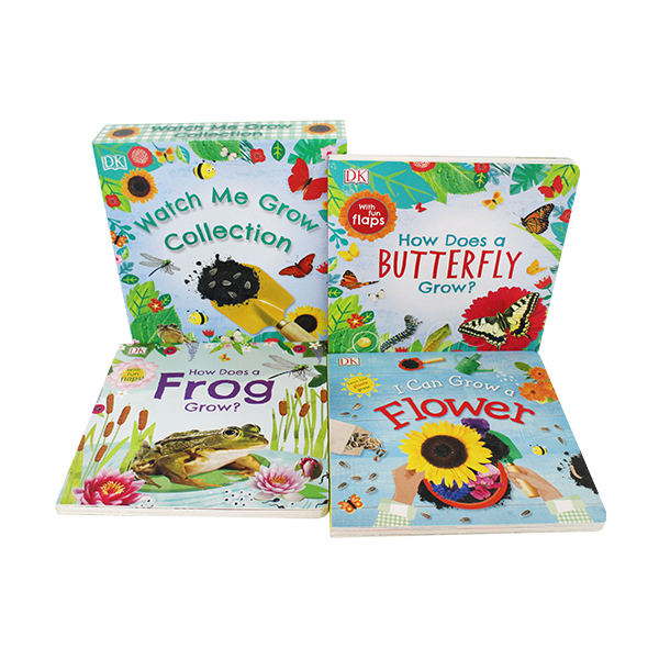 DK Watch Me Grow Collection 3 Books and Color-In Poster - 플랩보드북