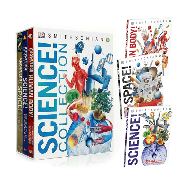 DK Smithsonian: Science! Collection 3 Books Set - 하드커버