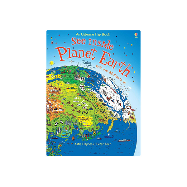 어스본 Usborne See Inside Planet Earth (With Over 80 Flaps to Lift) - 플랩북/보드북