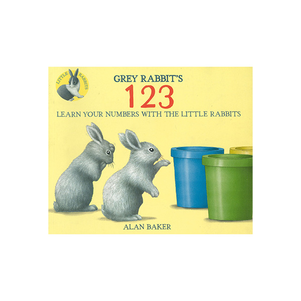 [창고세일] 앨런 베이커 Grey Rabbits 123 - 페이퍼북